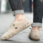 Baskets en cuir décontractées (3)